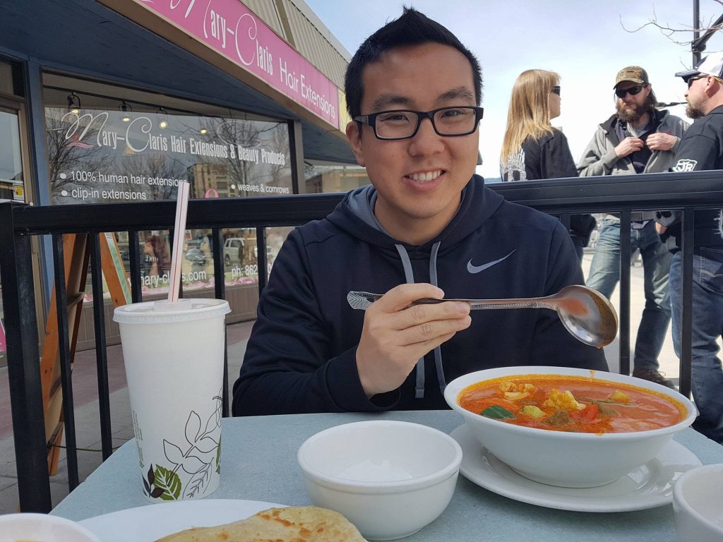 Curry Beef Rice Soup