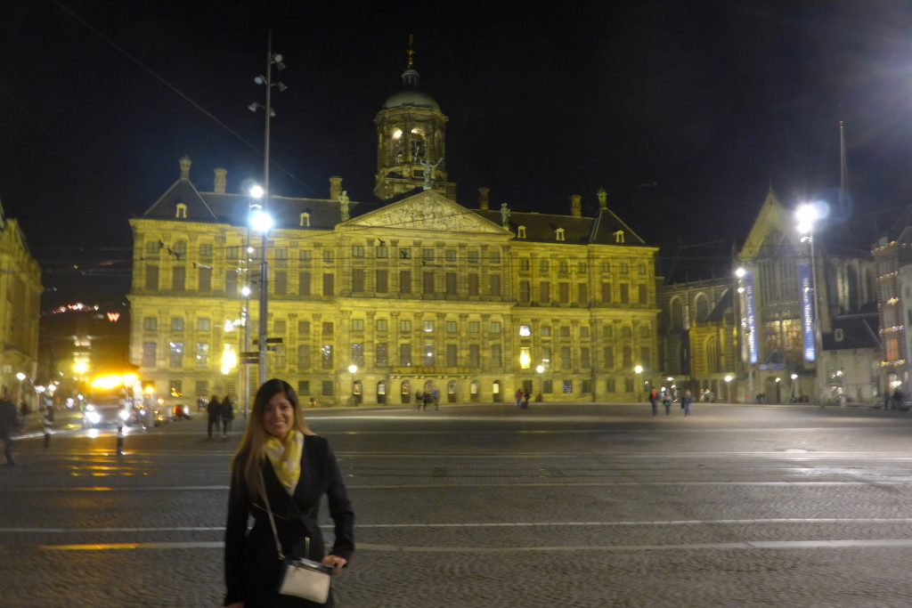 Amsterdam Royal Palace at Night