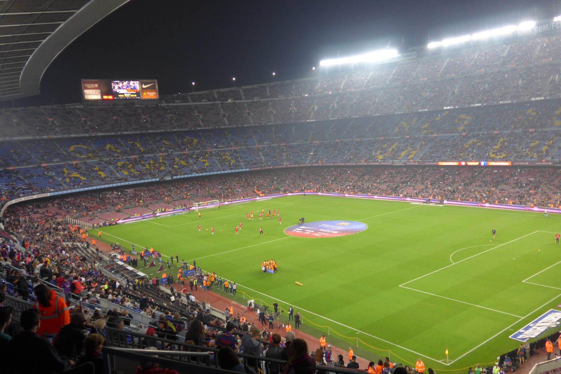 Barcelona Camp Nou Seating Chart