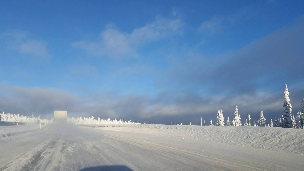 Driving the Coquihalla in Winter 