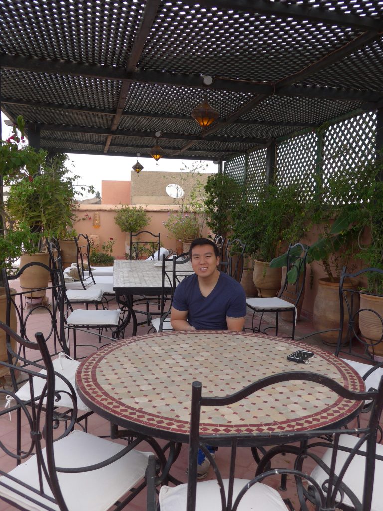 Rooftop Breakfast at Riad Dar Dialkoum