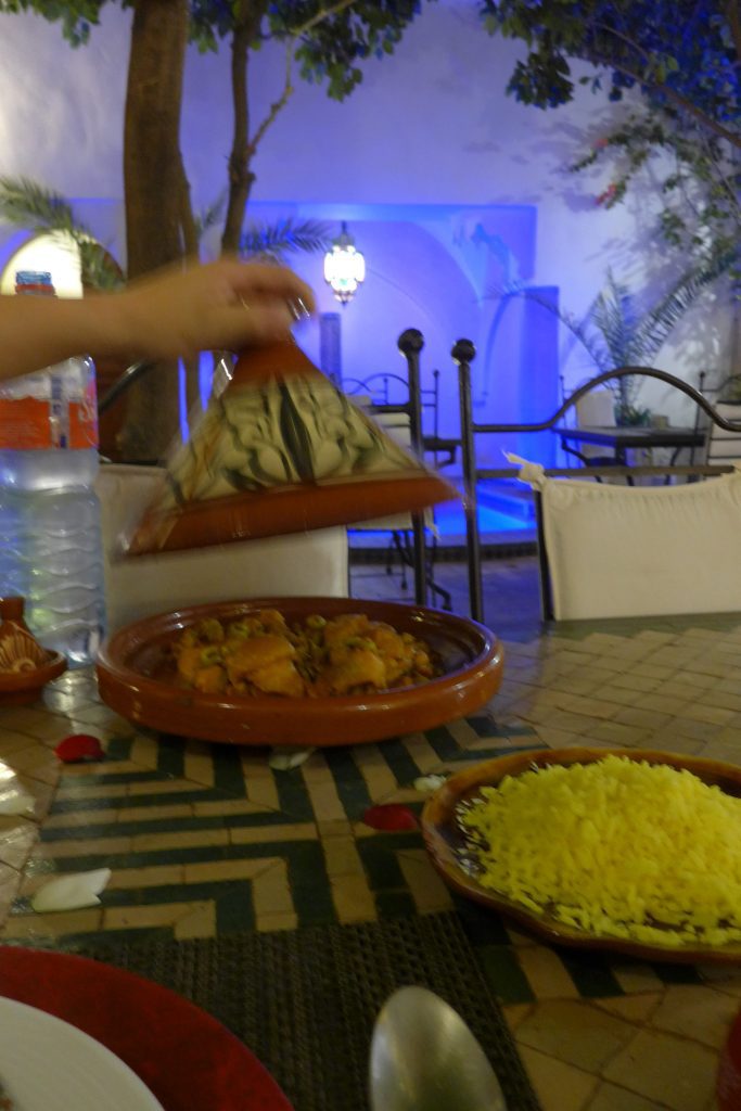 Chicken Tagine at Riad Dar Dialkoum