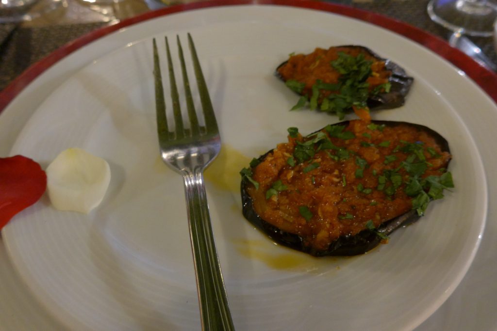 Eggplant at Riad Dar Dialkoum