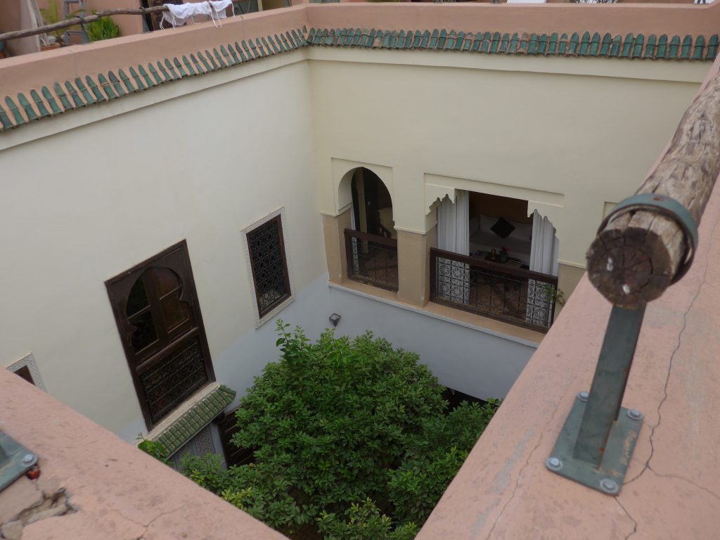 Inner Courtyard Riad Dar Dialkoum