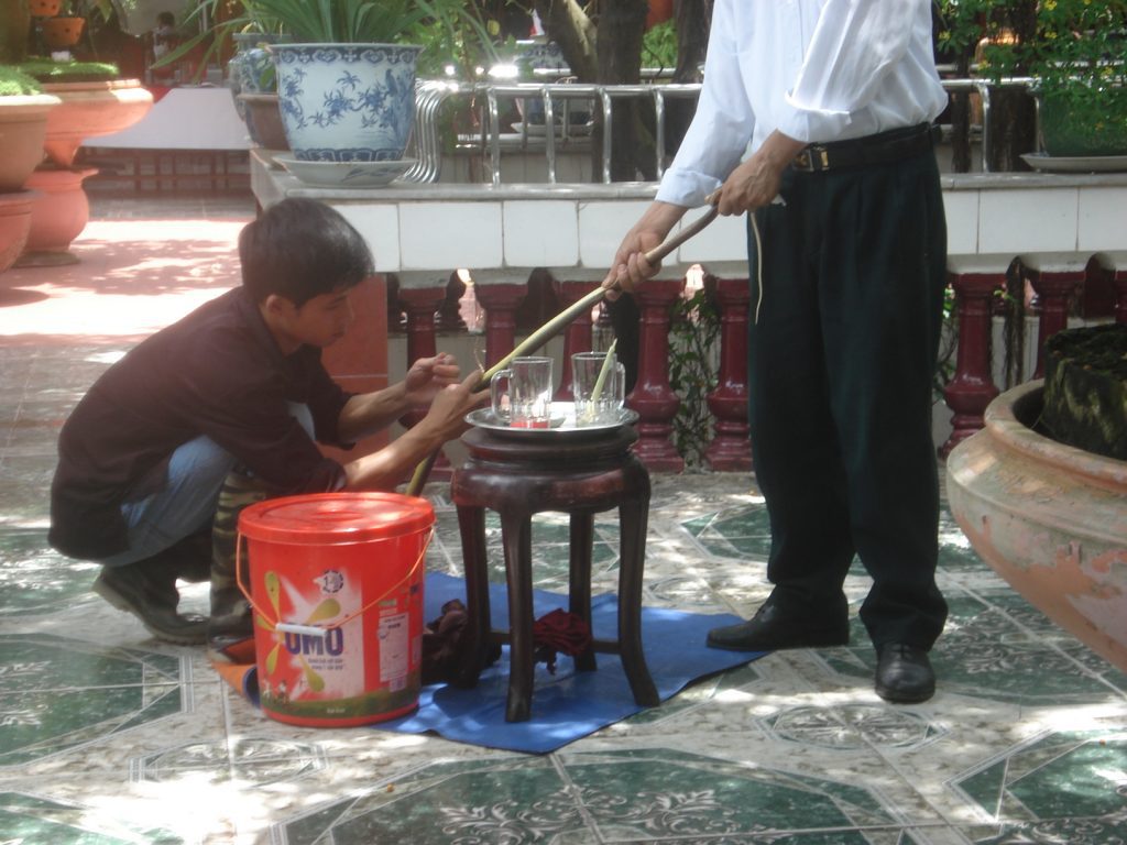 Snake Village Restaurant Snake Blood Being Drained