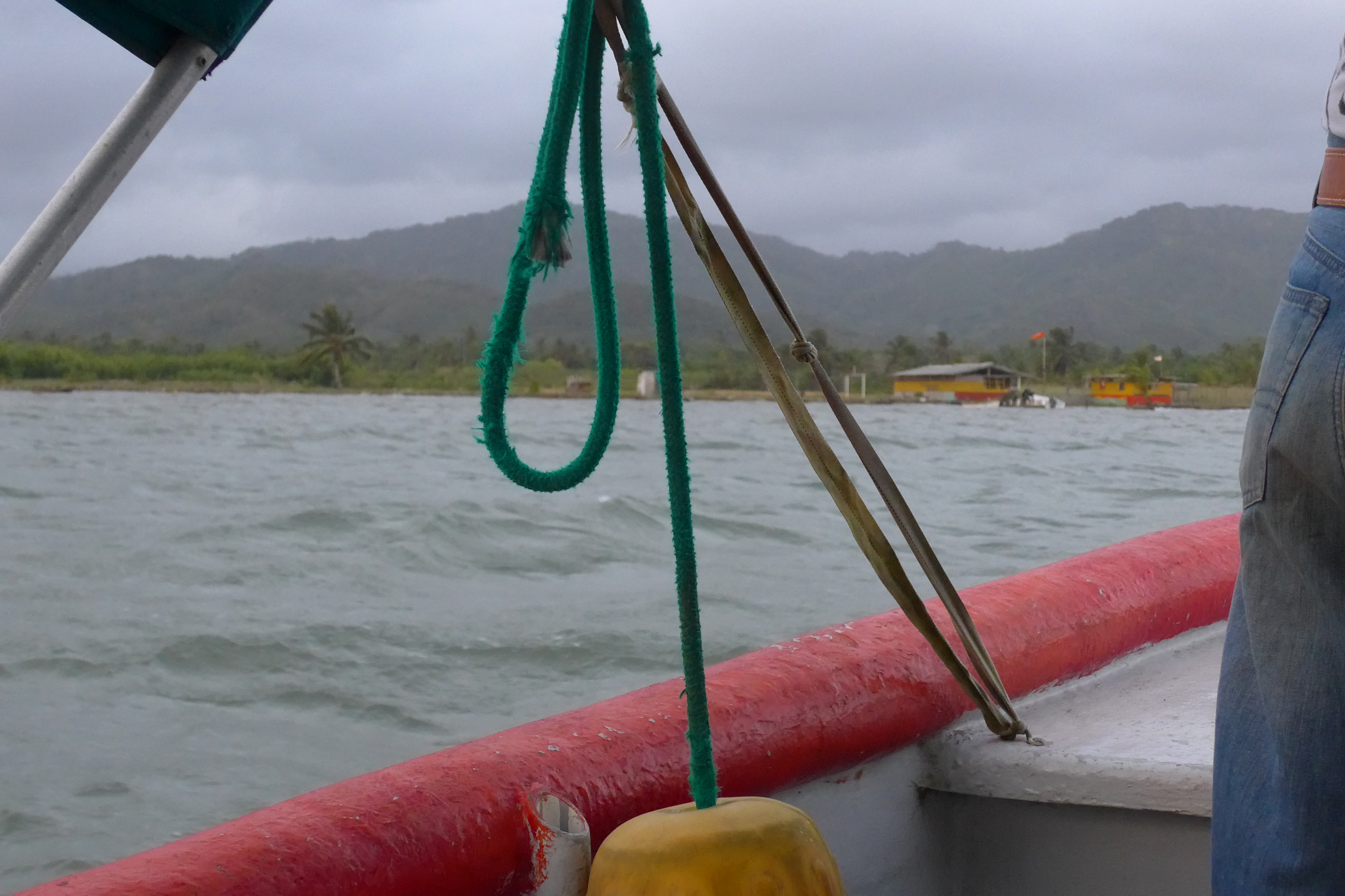 Boat ride to Achutupu airport in Guna Yala