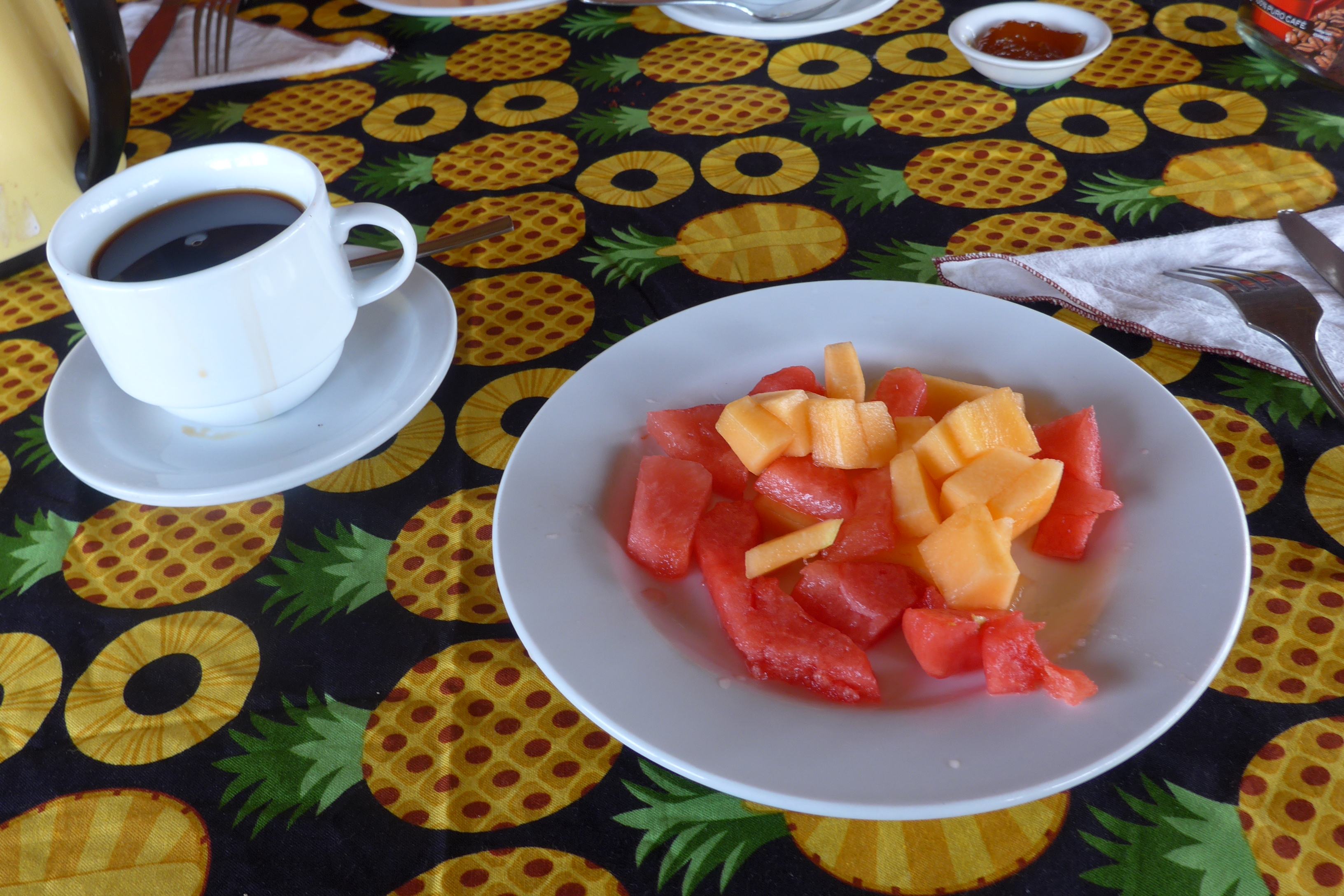 Breakfast at Dolphin Lodge Guna Yala