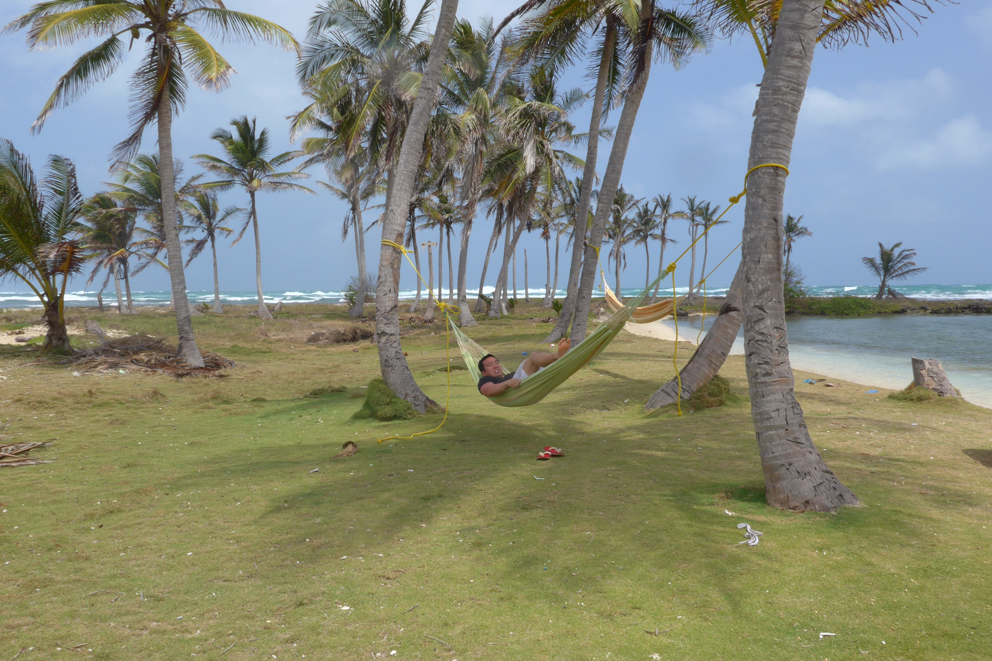 Hammock on isolated Guna island