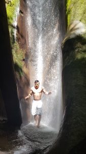Sombrio Beach Waterfall