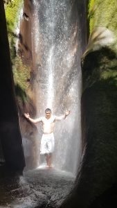 Sombrio Beach Waterfall