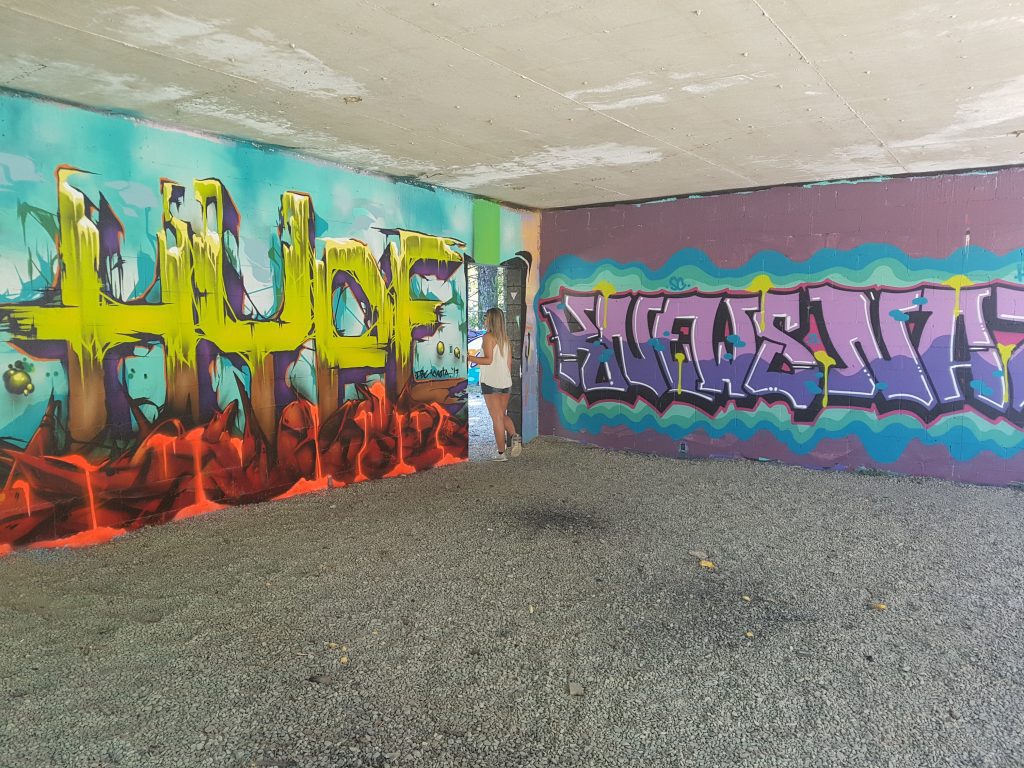 Sooke Potholes Graffiti