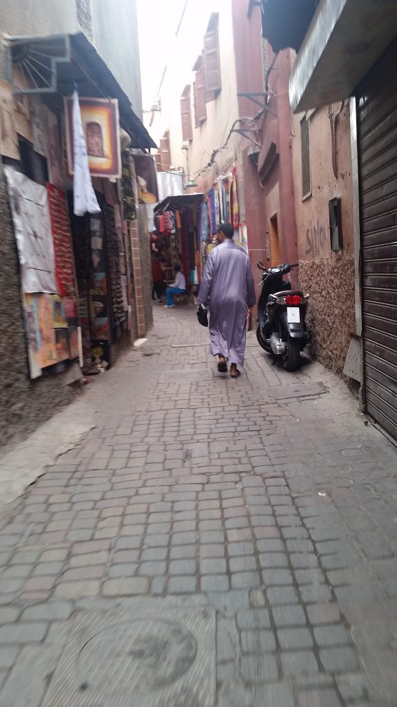 Wandering the alleyways in Marrakesh