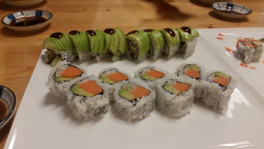 Maiko Sushi Caterpillar Roll