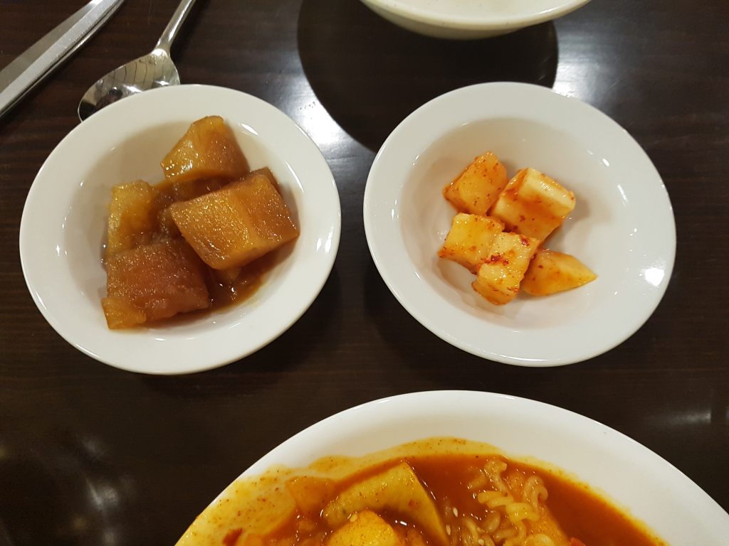 Side dishes at King Sejong