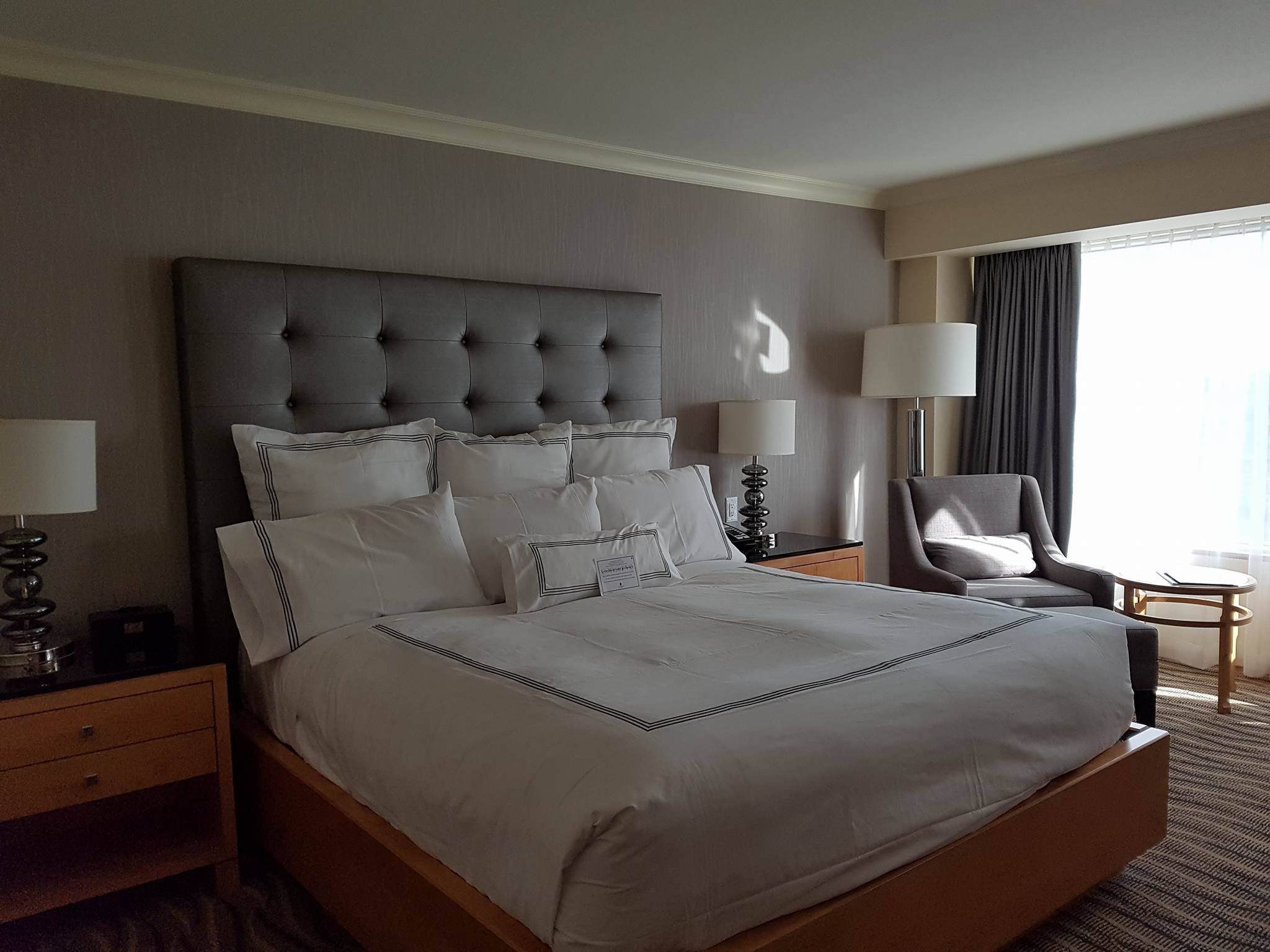 Comfy Bed at Pan Pacific Vancouver