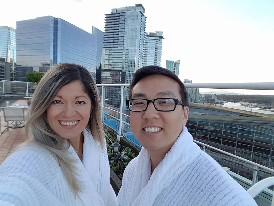 Rooftop Pool at Pan Pacific Vancouver