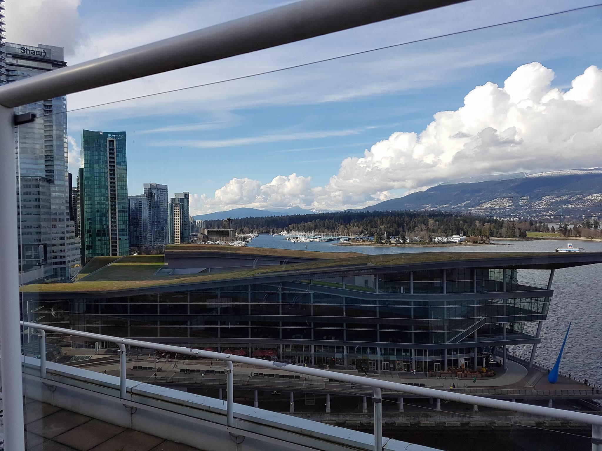 View from Pool at Pan Pacific Vancouver