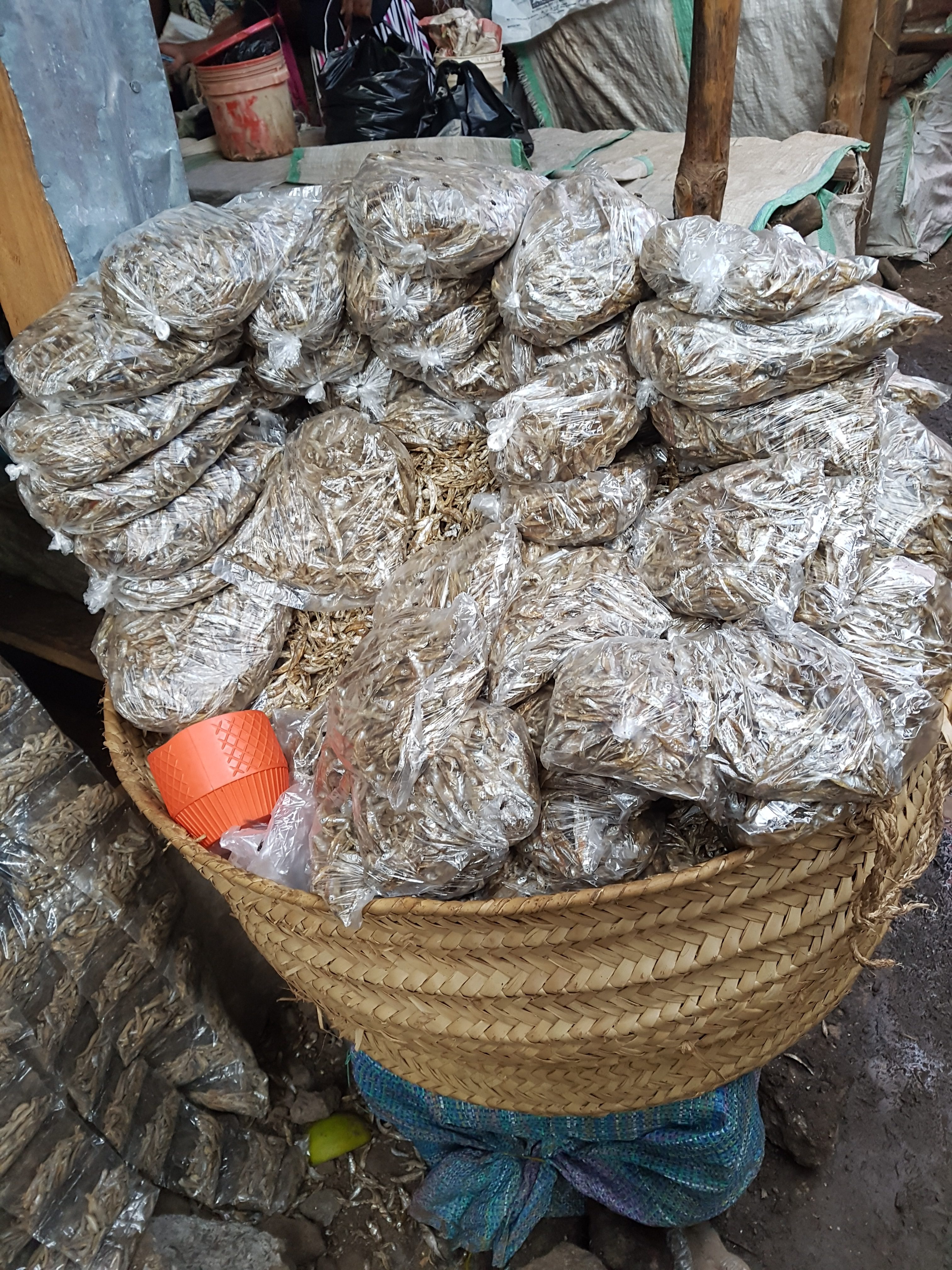 Dried fish at Maasai Market