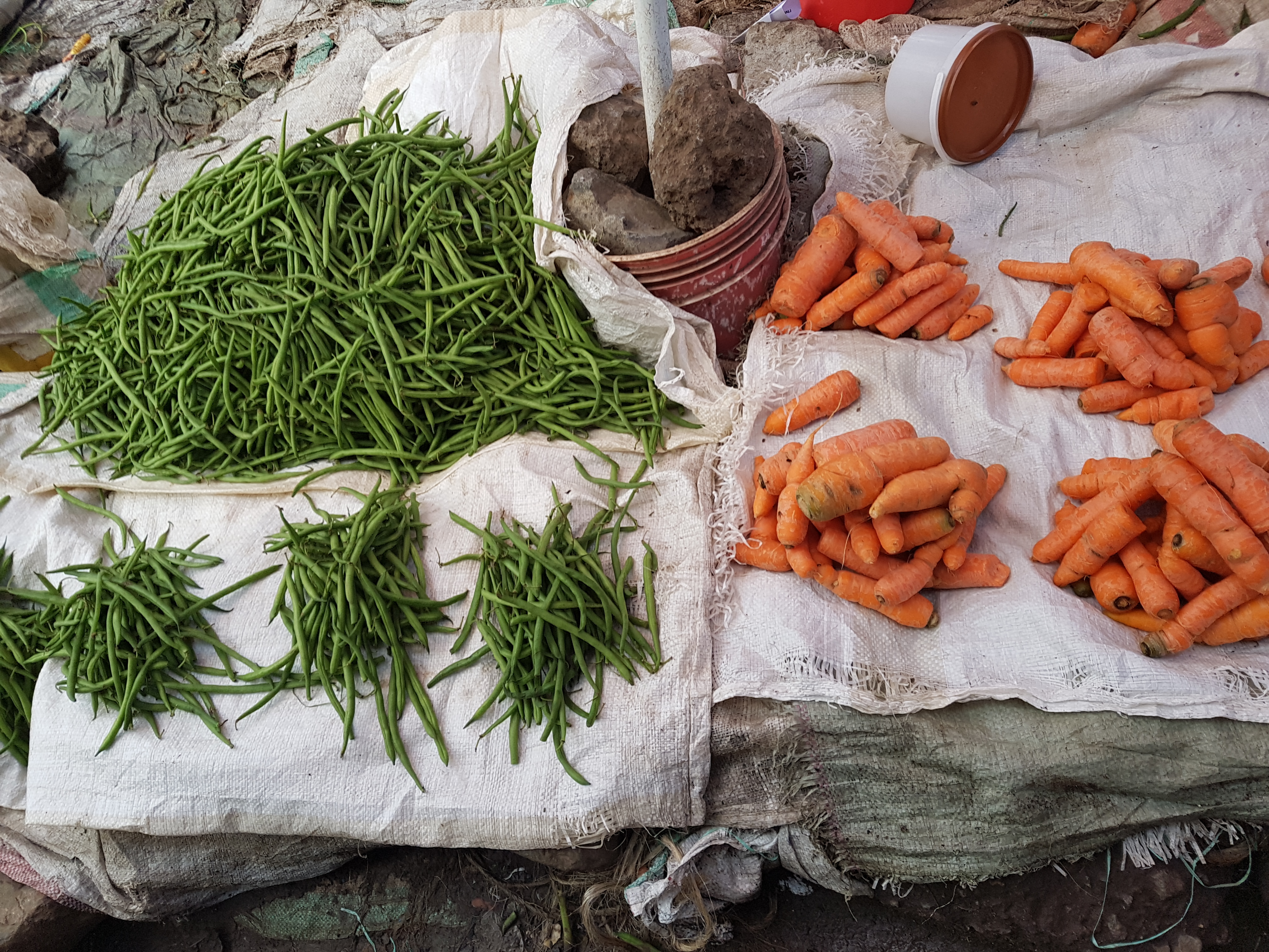 Produce for sale at Maasai Market in Arusha