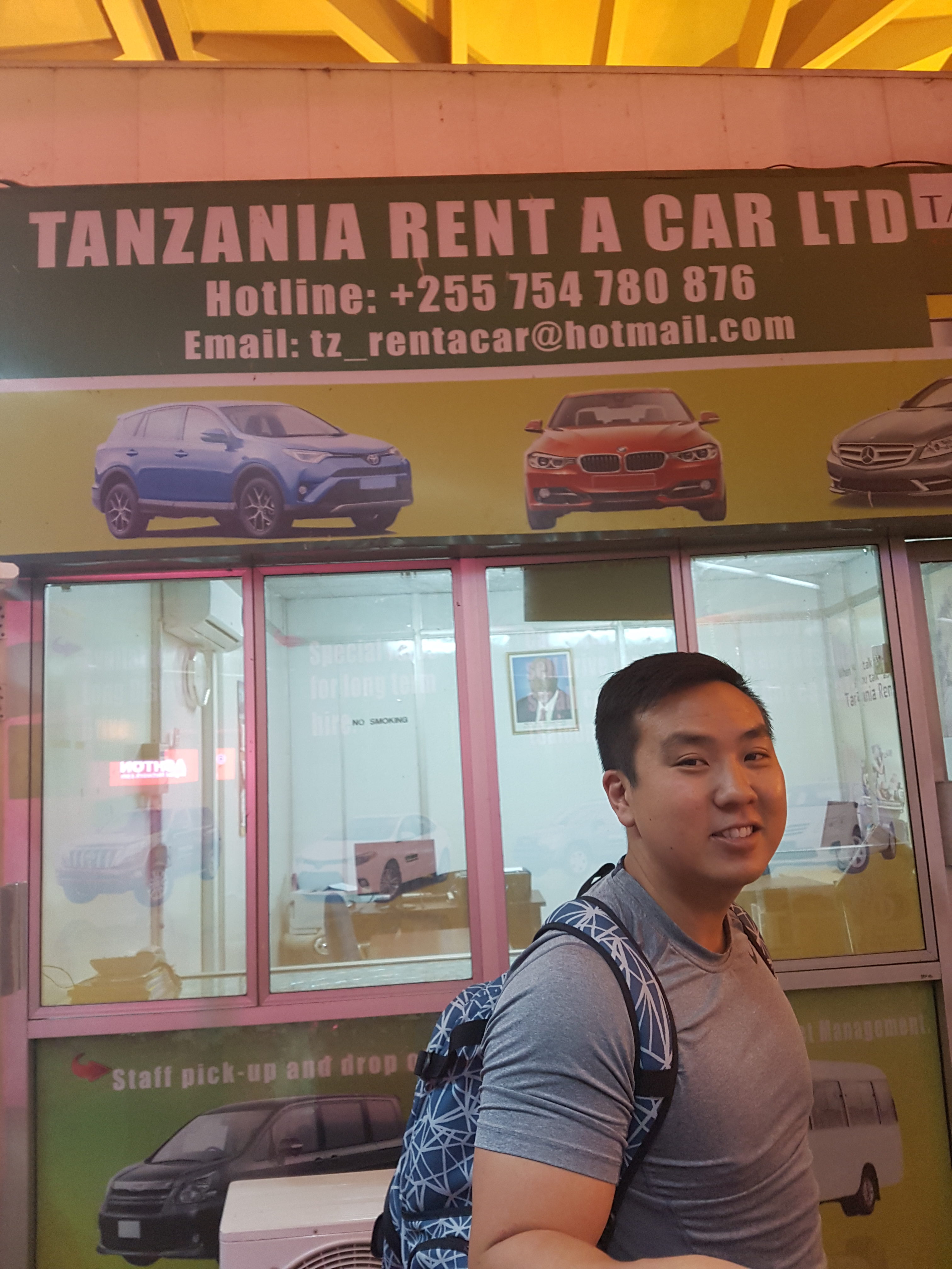 Tanzania Rent a Car at DAR Airport