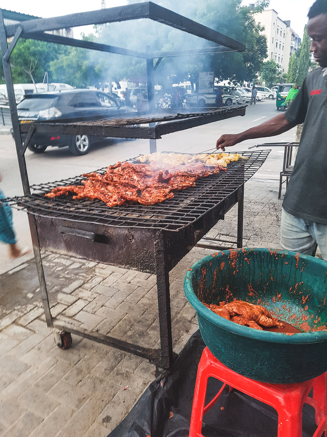 Dar es Salaam Mamboz BBQ dinner