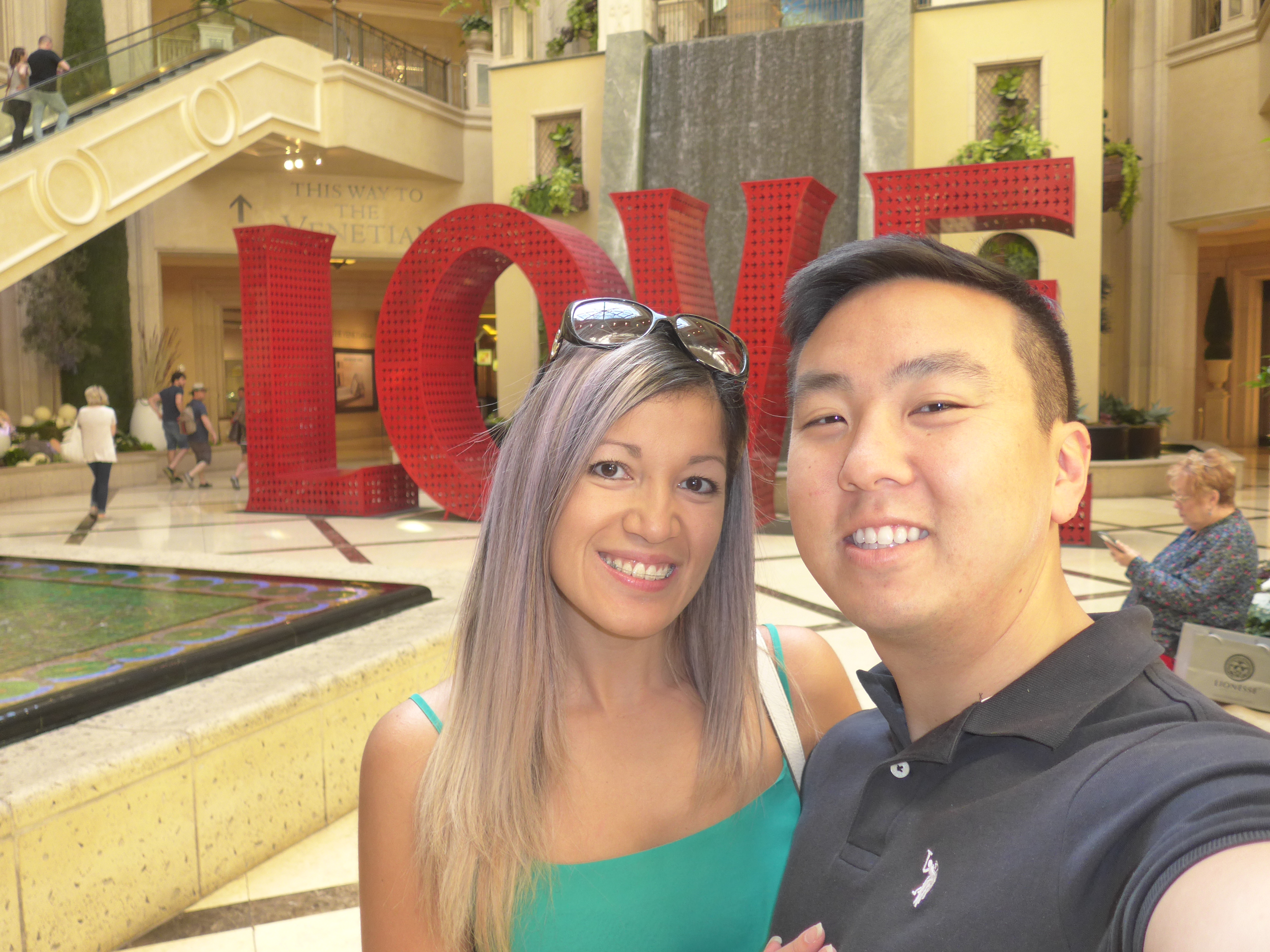 Love Sign at Palazzo