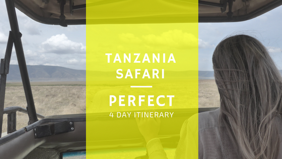 Visiting Tanzania and want to see the major parks and Big 5 but are short on time? No worries! We have the perfect 4 day Tanzania Safari itinerary for you.