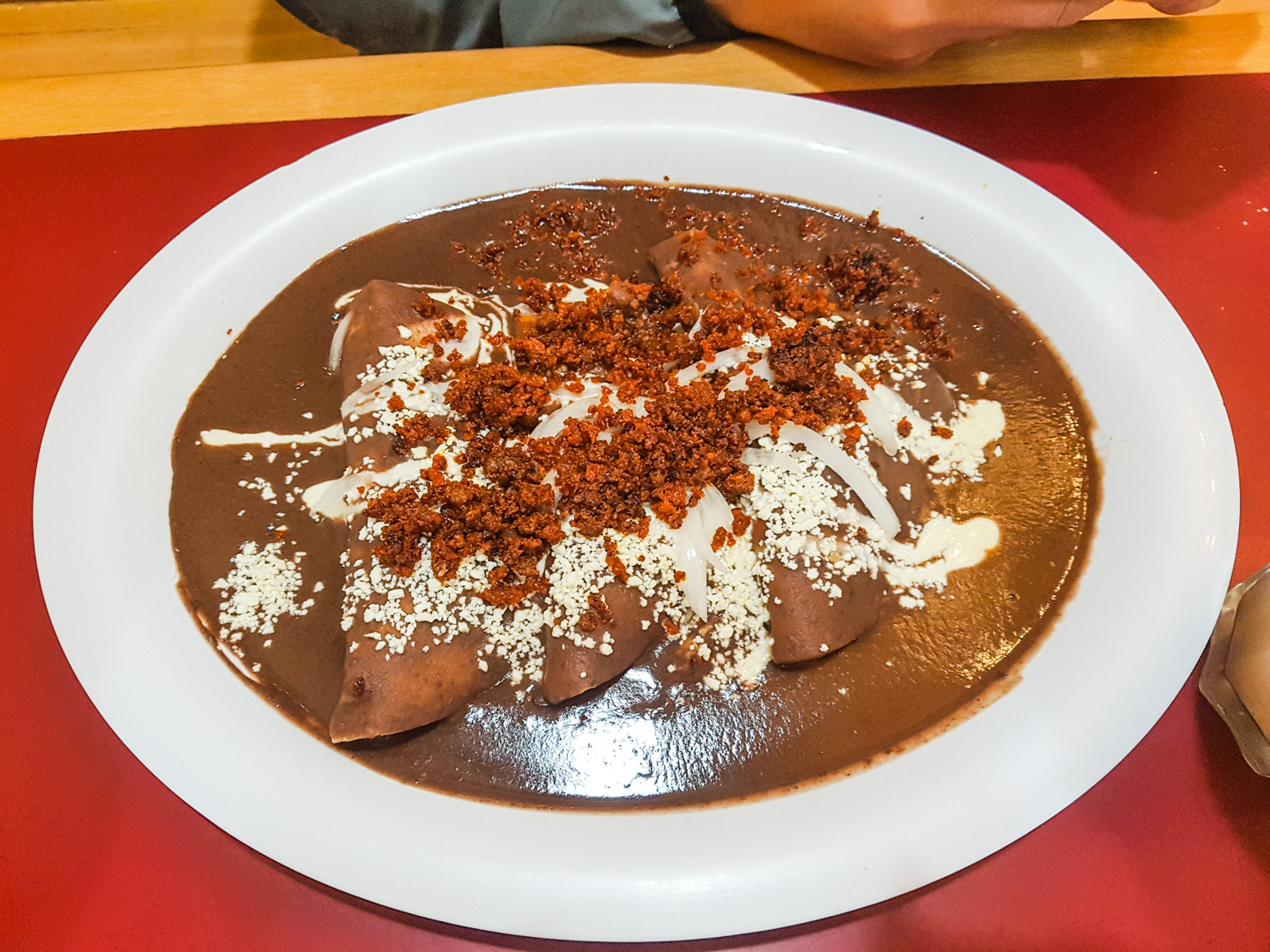 Mexico City Budget Foodie Cafe El Popular Enchiladas