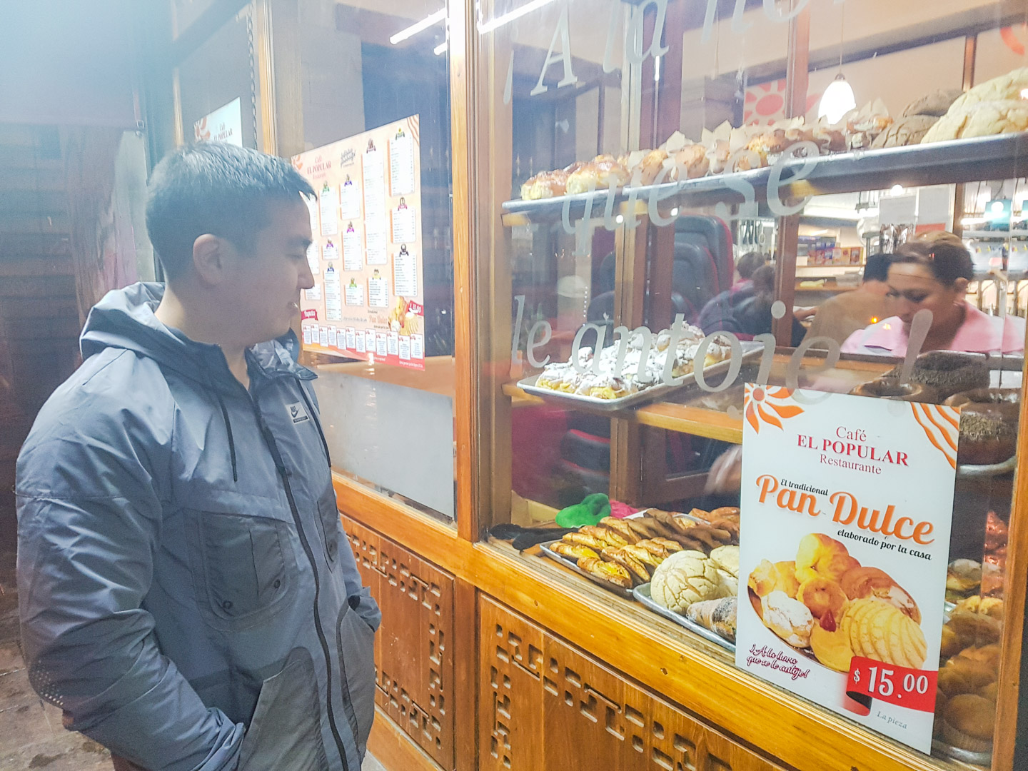 Mexico City Budget Foodie Cafe El Popular Pan Dulce