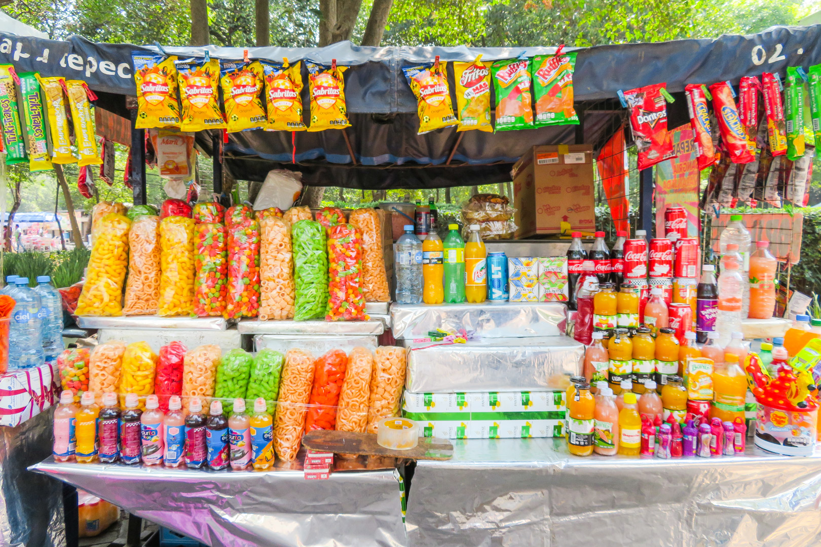 Mexico City Budget Foodie Chapultepec Street Food Cart