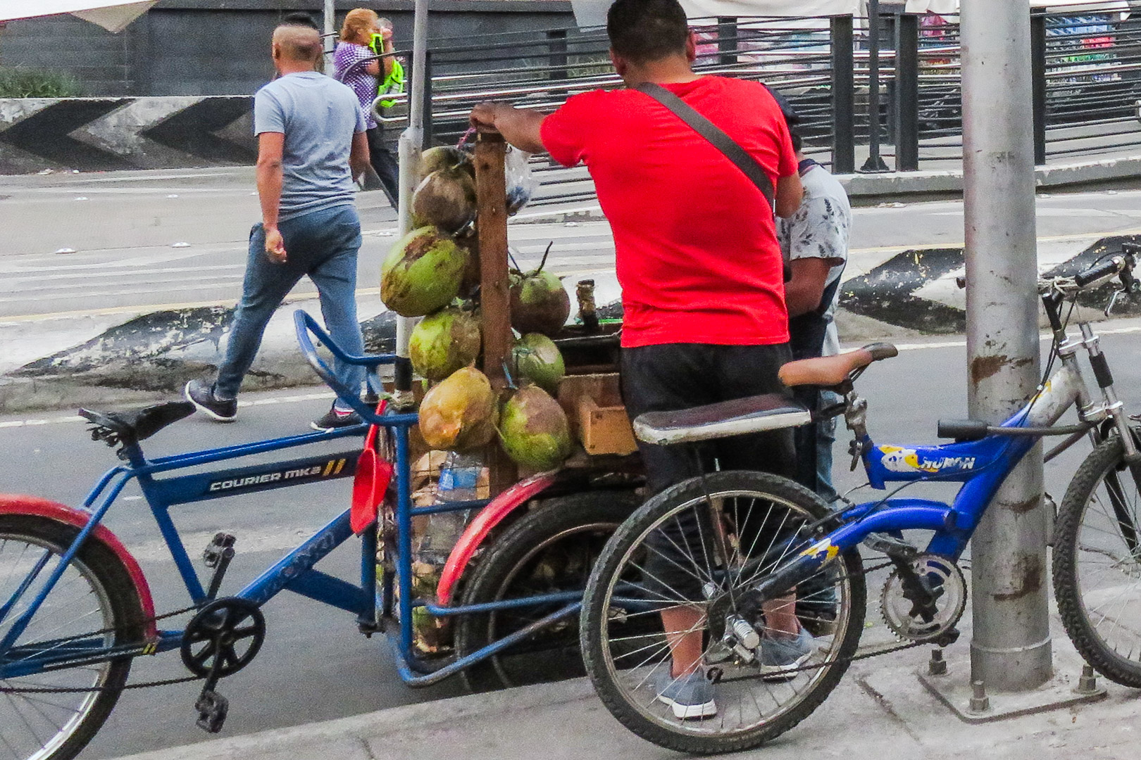 Mexico City Budget Foodie Parque Alameda Coconut Water