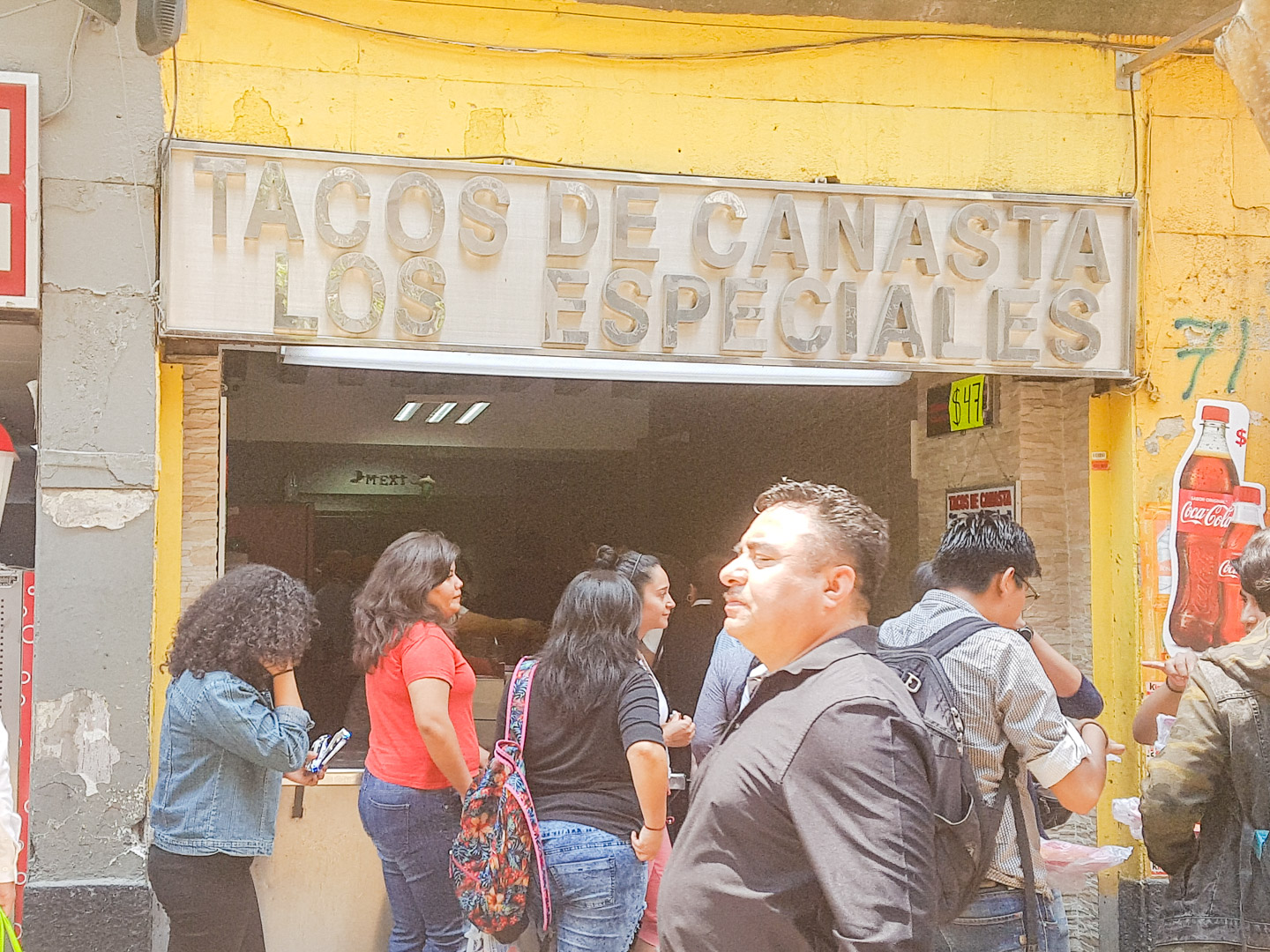 Mexico City Budget Foodie Tacos de Canasta Los Especiales Restaurant
