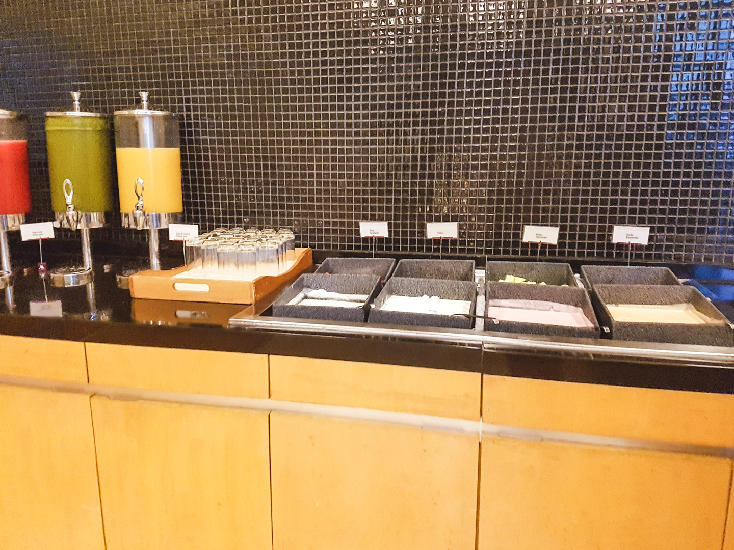 Mexico City Marriott Reforma Executive Lounge Breakfast Buffet