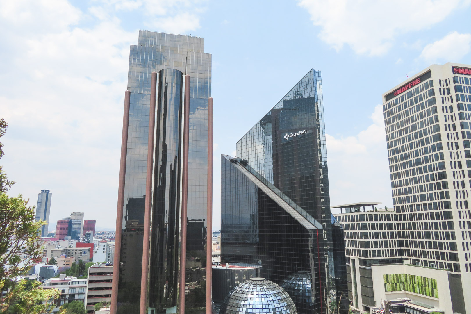 Mexico City Marriott Reforma Executive Lounge Outdoor View