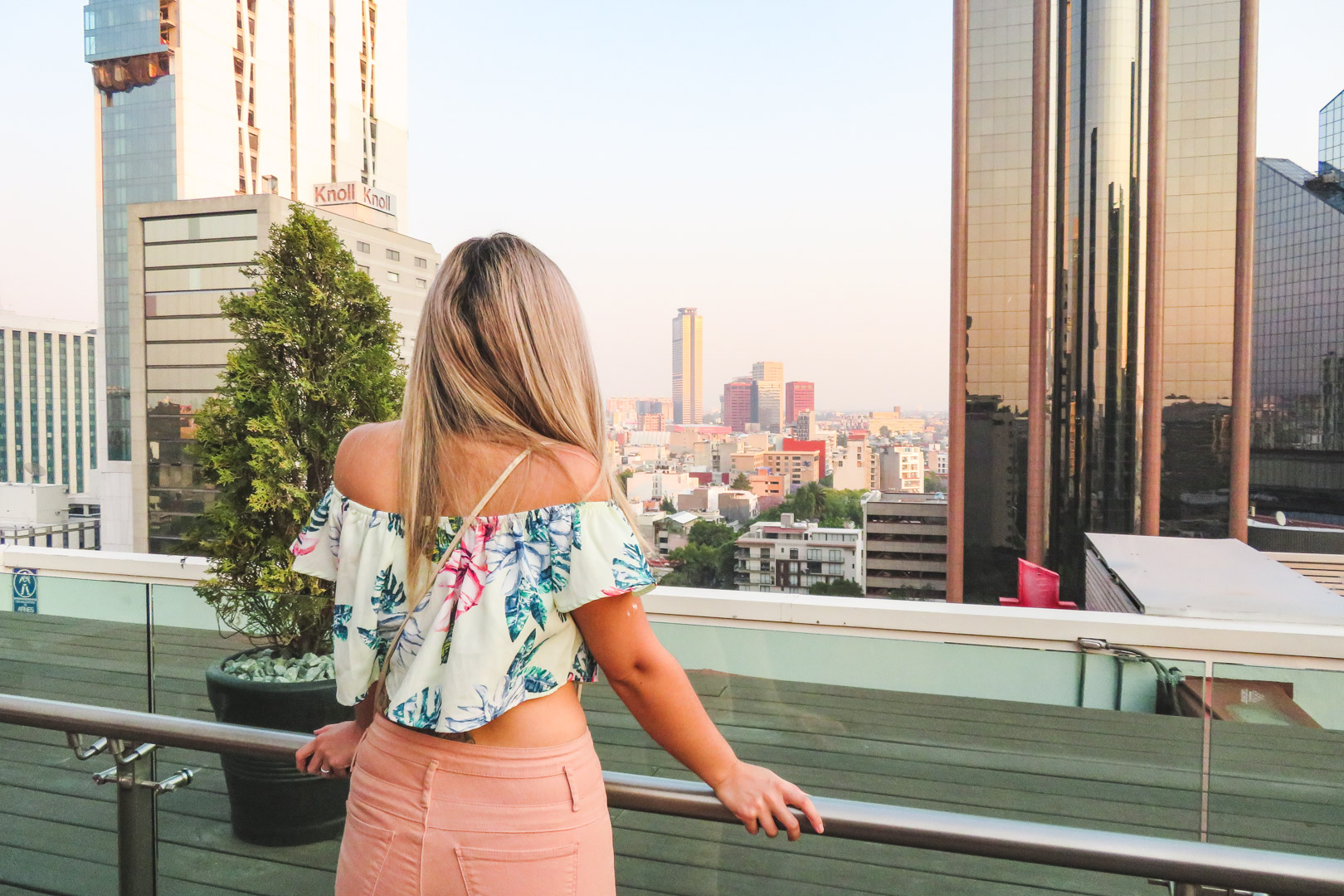 Mexico City Marriott Reforma Rooftop View