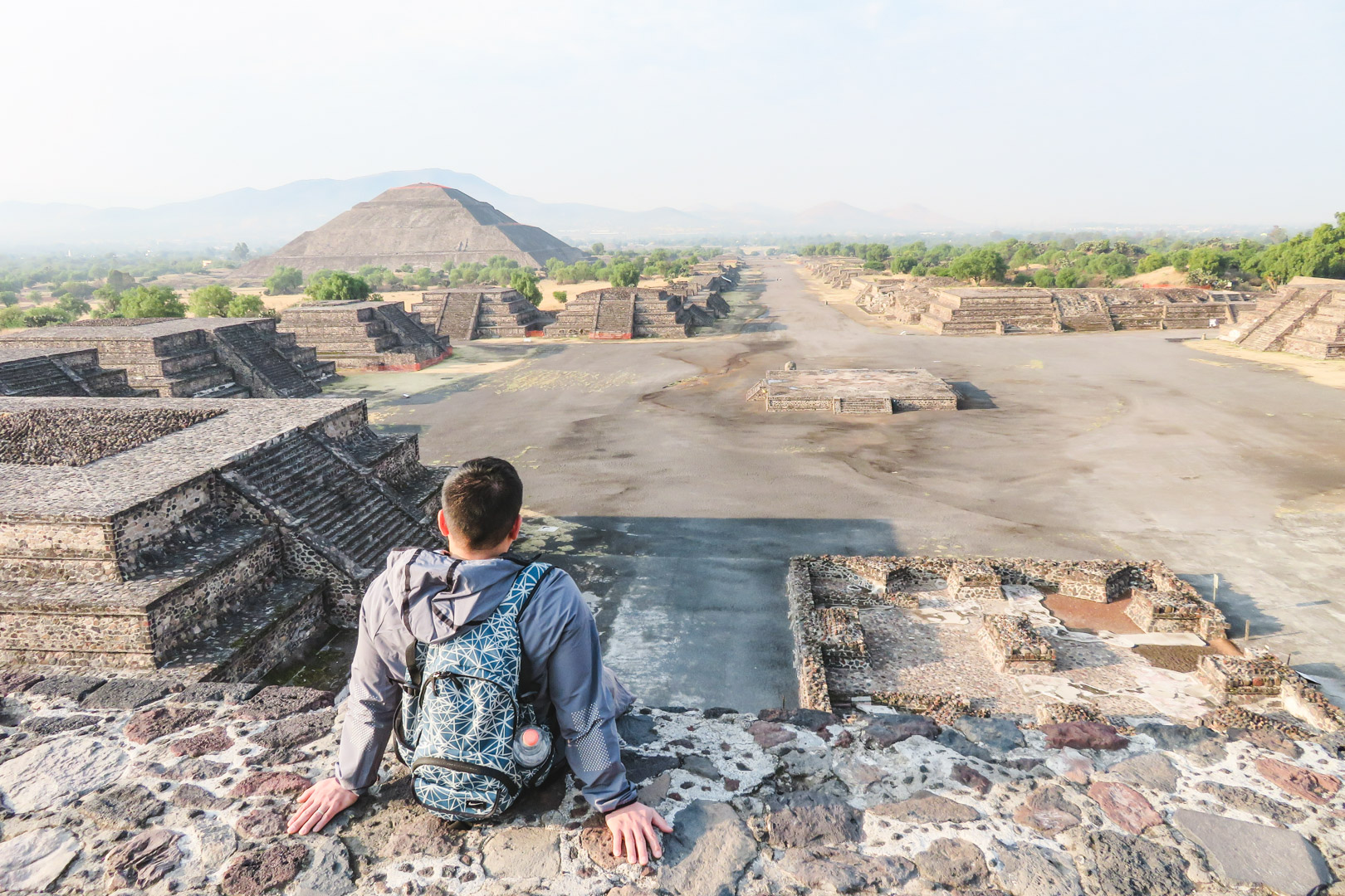 Mexico City Teotihuacan View of Pyramid