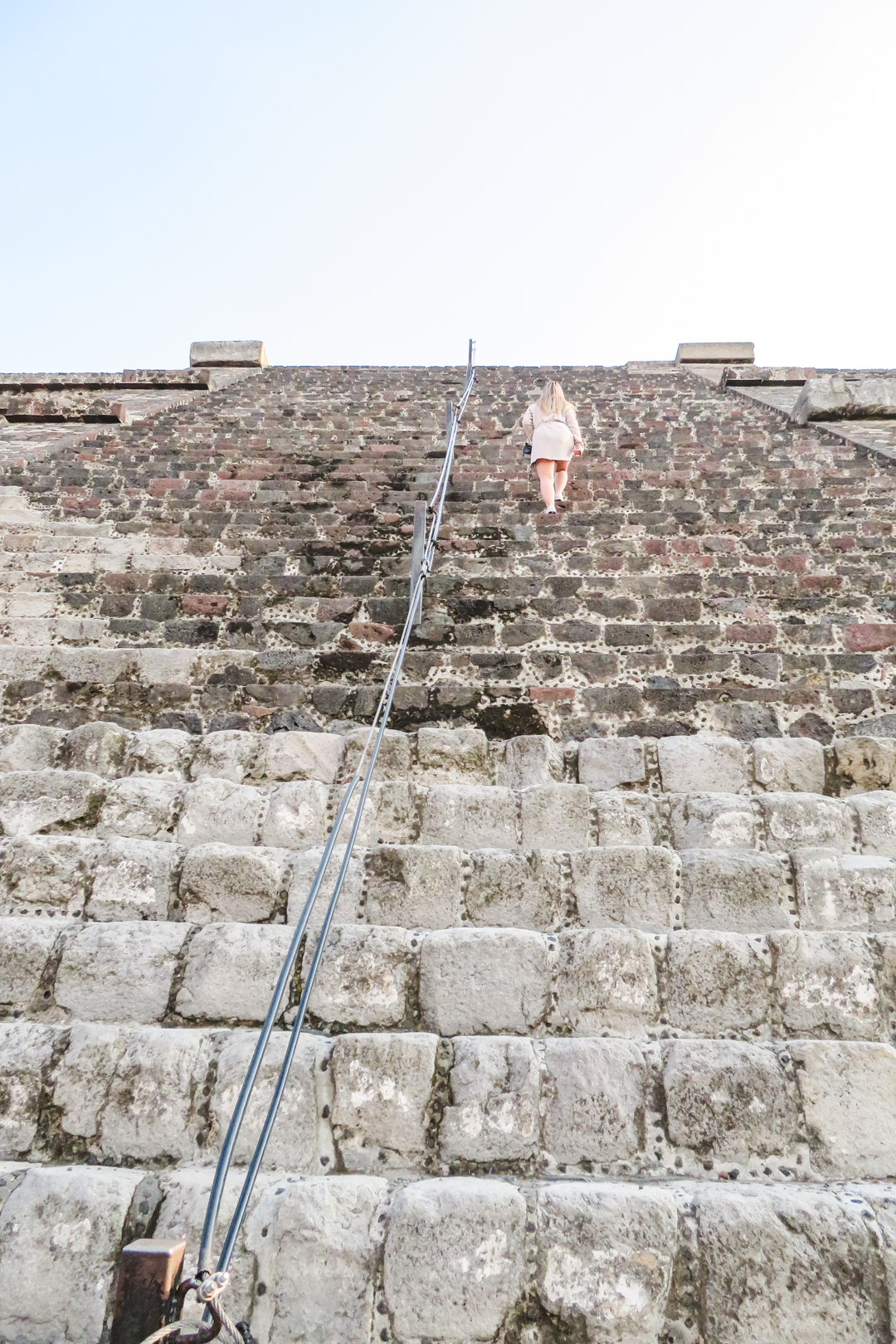 Teotihuacan Pyramid of the Moon Stairs