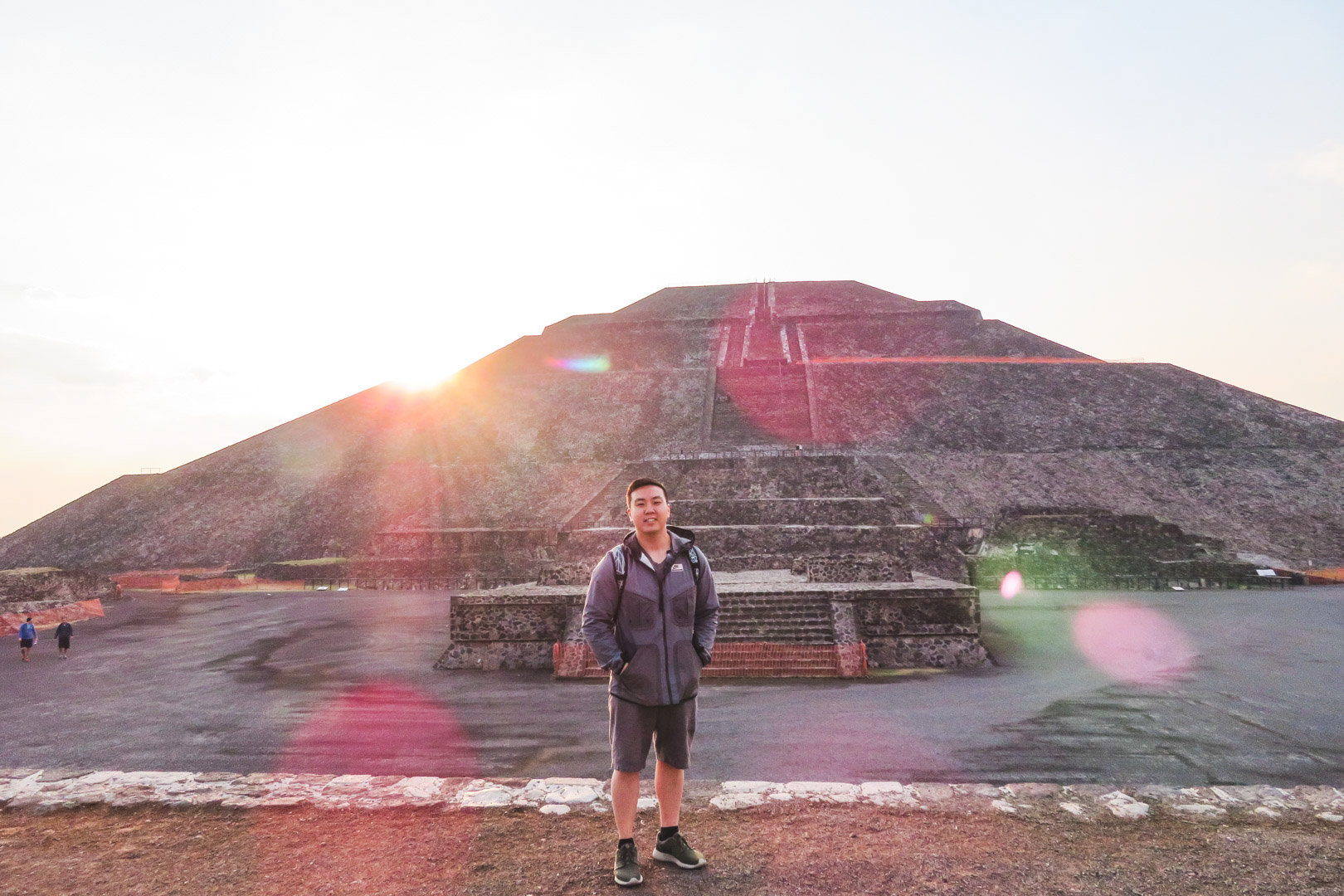 Teotihuacan Pyramid of the Sun at Sunrise