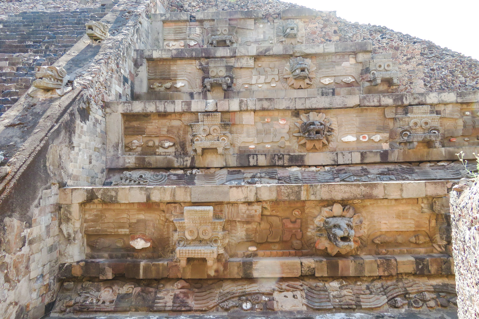 Teotihuacan Templo de Quetzalcoatl