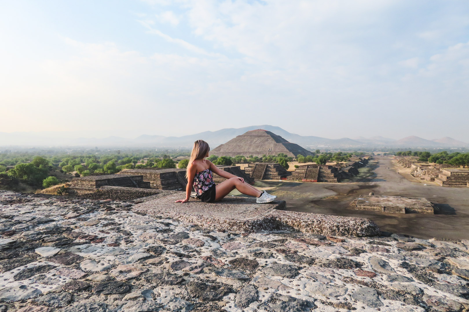 Teotihuacan View from Pyramid of the Moon