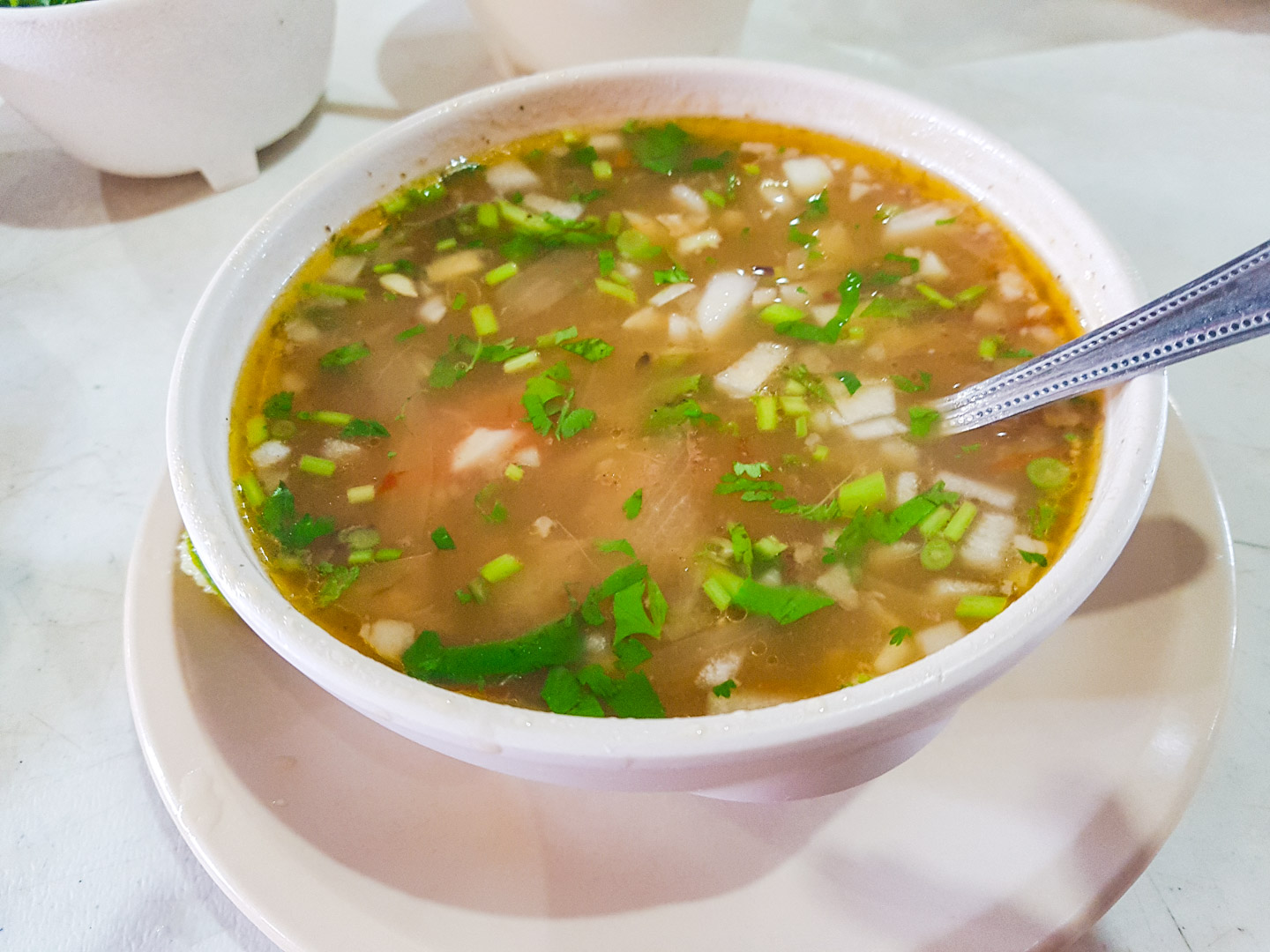 Soup at Barbacoa Don Cuco Querétaro