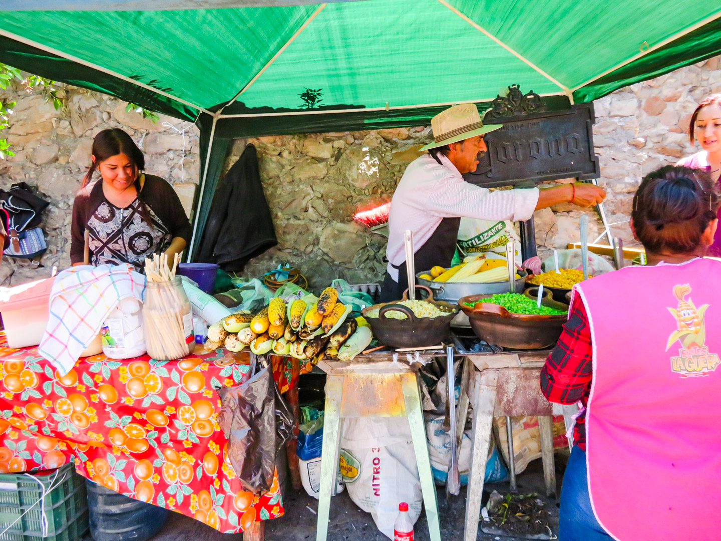 Street food in Bernal Querétaro