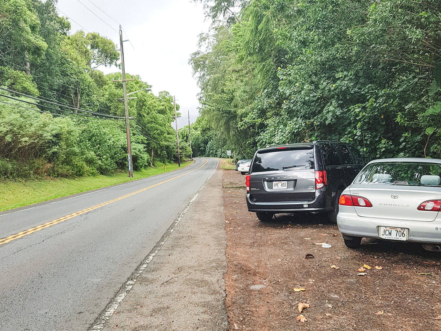 Oahu off the Beaten Path Crouching Lion Parking