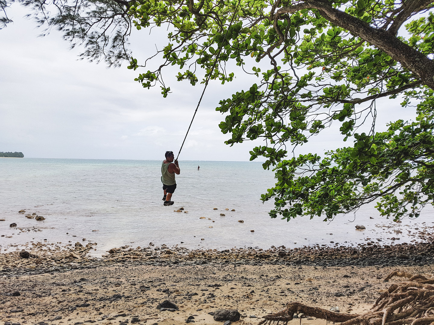 Oahu off the Beaten Path Crouching Lion Rope Swing