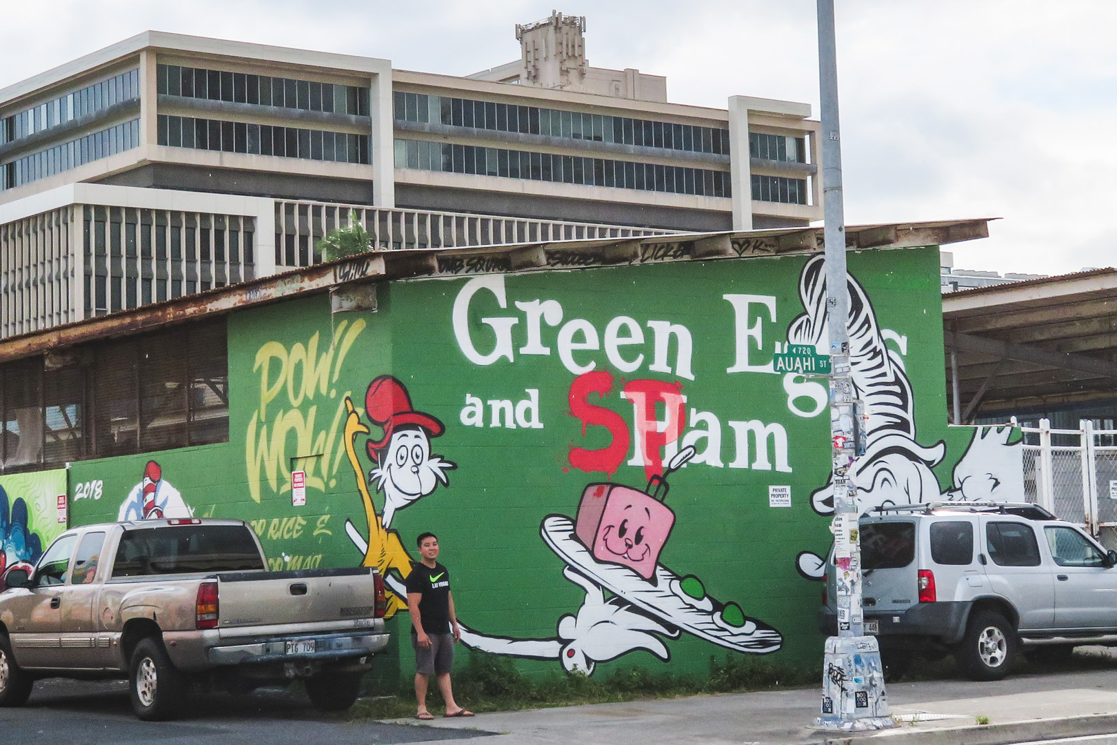 Oahu off the Beaten Path Kakaako Murals Green Eggs and Spam