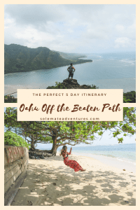 The perfect Oahu itinerary to get you off the beaten path and allow you to discover some hidden gems outside of Honolulu!
