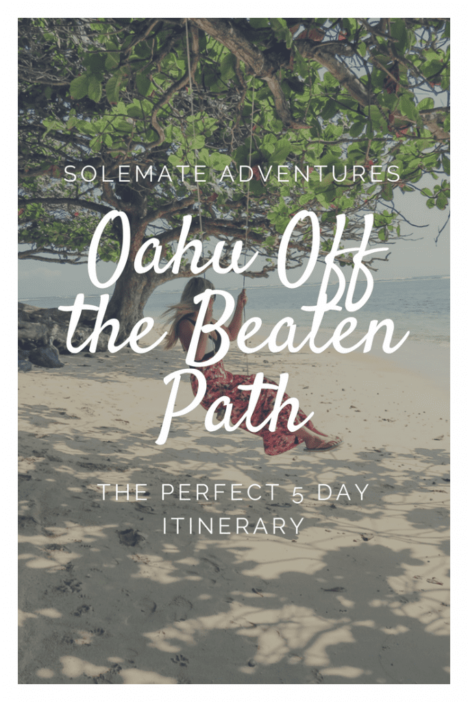 The perfect Oahu itinerary to get you off the beaten path and allow you to discover some hidden gems outside of Honolulu!