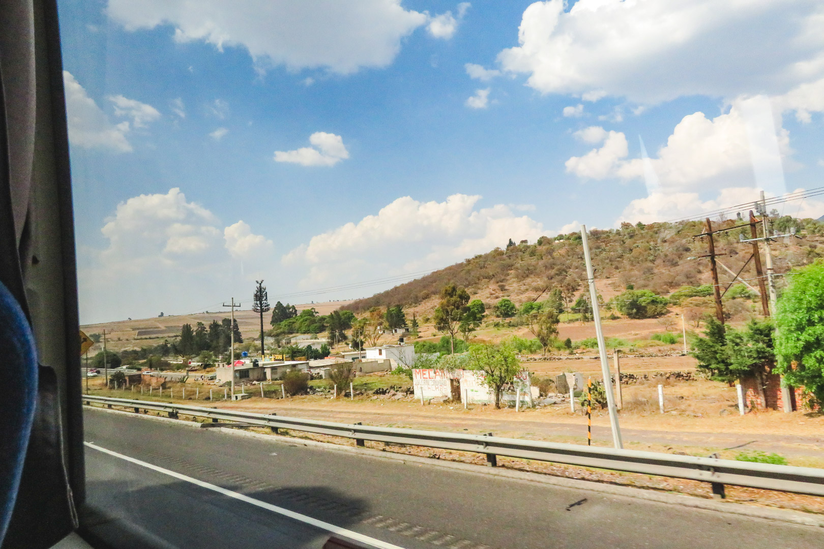 Mexico City to Queretaro Bus Views