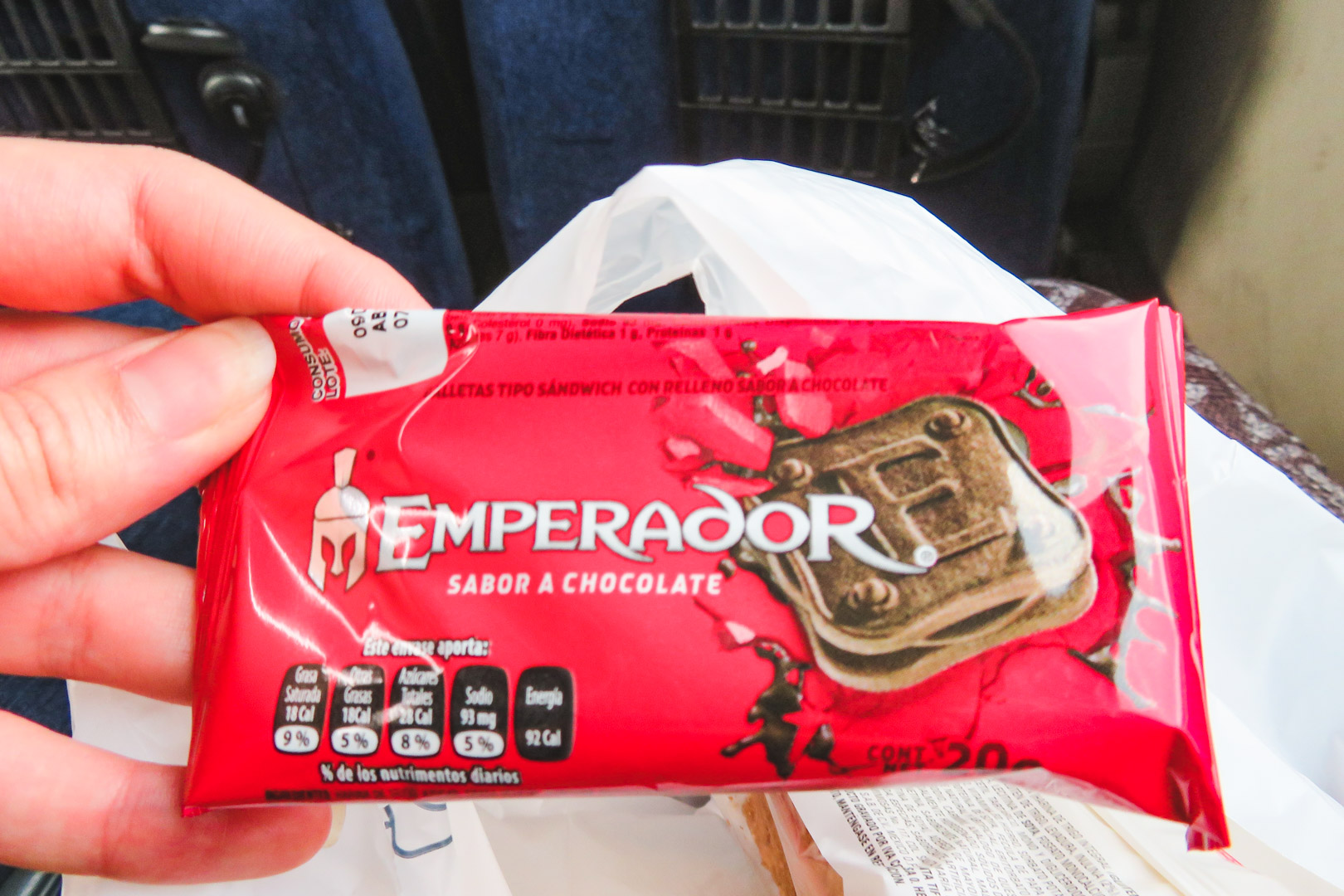 Primera Plus Snacks on Mexico City to Queretaro Bus
