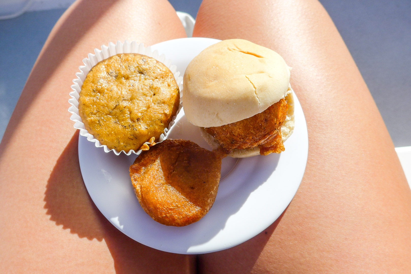 Breakfast on Jammin Catamaran Cruise in Bridgetown Barbados